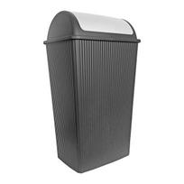 Domotti šiukšliadėžė Curly, 45 l, pilka