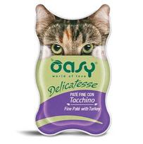 OASY Delicatesse Fine paté with Turkey – šlapias kačių maistas – 85g