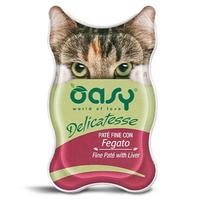 OASY Delicatesse Fine paté with Liver – šlapias kačių maistas – 85g