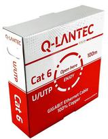 Q-LANTEC U/UTP cat.6A tinklo kabelis, vytos poros, LSOH