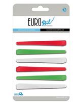 EuroStil plaukų segtukas plastikinis, skirtingos spalvos 12cm, Eurostil 1vnt