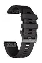 Tech-Protect Smooth watch strap for Garmin Fenix 5/6/6 Pro, 22mm / black