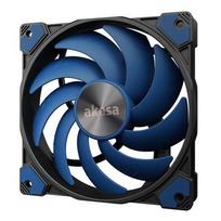 Akasa ALUCIA SC Computer Case, Processor Fan 14 cm Black, Blue, 1 pc