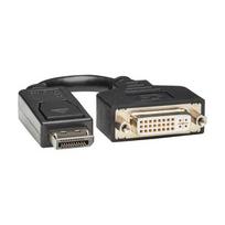 TRIPP LITE DisplayPort to DVI-I Adapter Cable (Male to Female), 6 in. (15.2 cm)