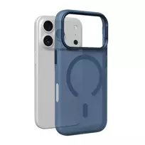 PURO Lightfeel phone case with MagSafe support for iPhone 17 Pro, blue