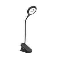 Wozinsky Mini Wireless LED Reading Lamp with Clip + USB-C Cable - Black