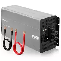 Qoltec Pure Sine Wave Inverter | 12V to 230V | 4000/8000W | USB | Compatible with LiFePO4, GEL, AGM
