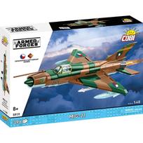 Konstruktorius, lėktuvas Cobi Armed Forces MiG-21 5919, 396 vnt., ruda sp./žalia sp.