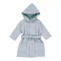 Little Dutch kūdikio chalatas su kapišonu Pure Soft, mėlyna 86/92