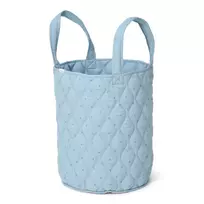 Little Dutch didelė daiktadėžė su rankenomis Pure Denim, mėlyna