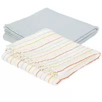 Little Dutch vystyklai 70 x 70 Vintage Sunny Stripes & Pure Soft, mėlyna