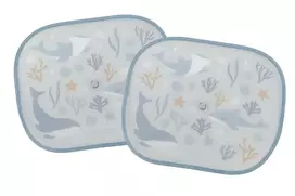 Little Dutch apsaugos nuo saulės automobiliui Ocean Dreams, mėlyna 2 vnt