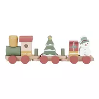 Little Dutch dėliojamas traukinukas Christmas FSC - Limited Edition