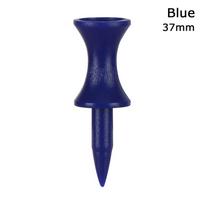 20 vnt. Spalvingi plastikiniai golfo kuoliukai su laipteliu, gradaciniai, pilies formos, aukščio reguliavimo, golfo aksesuarams blue-37mm blue