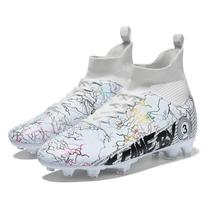 Football Shoes Men's Hip-top Football Shoes Women's Children Artificial Lawns   Student Football Training Shoes Men 32 balta