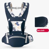 Ergonomiška nešioklė-kuprinė Kūdikio juosmens kėdutė Nešioklė Priekinė kengūros tipo kūdikio nešioklė Dark Blue mėlyna