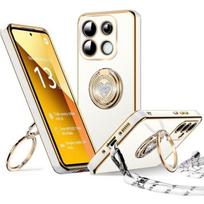Protective case for Xiaomi Redmi Note 13 5G - Soft silicone - Lanyard - Rotating ring