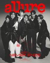 Allure Korea 2025 liepa MONSTA X + atsitiktinė nuotraukų kortelė, KSTAR, KBeauty, KFASHION Cover A