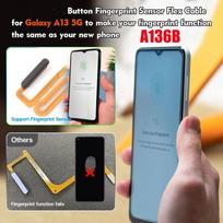Power Button Fingerprint Sensor Flex Cable For Samsung Galaxy A13 5G A136B