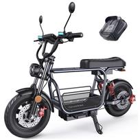 Elektrinis paspirtukas su krepšiu iScooter DX5 15  1500W variklis Didžiausias greitis 55 km/h 48V 15.6AH Nuvažiuojamas atstumas 72 km Apkrova 150 kg Juodas juoda