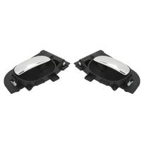 1 pora vidinių durų rankenėlių automobilio durų vidinės rankenėlės pakeitimas Peugeot 206 207 white