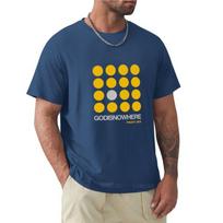 Philip K. Dick Quote- GODISNOWHERE - double meaning T-Shirt vintage t shirt t-shirts man t shirts for men cotton S