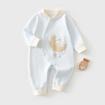 Newborn Pure Cotton Baby Rompers - Boneless Onesies for Boys & Girls Size 66 (9-12 lbs)