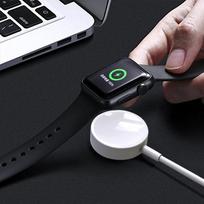 1m Magnetic Wireless Charger for Apple Watch Series Ultra & 10 / 9 / 8 / 7 / 6 / 5 / 4 / 3 / 2(White) balta