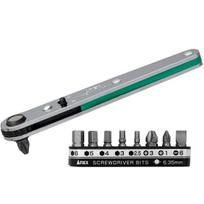ANEX Ratchet Offset Bit Driver, Type, Straight, 9-Piece Set, No. 425-9B
