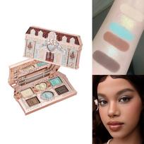 Flower Knows Sweetie Bear 6 Color Eyeshadow Palette Matte Shimmer Glitter Vegan Cruelty Free Waterproof High Pigment eyeshadow jūros banga