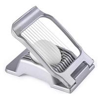 Heavy Duty Aluminium Egg Slicer for Hard Boiled Eggs Strawberry Slicer Stainless Steel Wire Multi Egg Dicer for Soft Fruit
