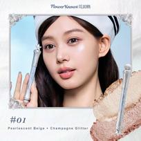 Flower Knows New Dual Tip Pearl Shell Under Eye Brightener Long Lasting Waterproof Eyebrow Eyeliner Smudge Proof Makeup Tools migdolas