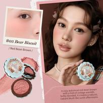 Flower Knows The Sweetie Bear Collection Silk Satin Blush 5g Natural Atural-looking Makeup Cosmetics karmino rožinė spalva
