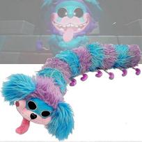 Amycore PJ šuo mopsas Vikšras 60cm Aguonos Antras skyrius Pliušinis žaislas, Dovana žaidimų gerbėjams, Minkštas vikšro pagalvė Streso mažinimo žaislas. 25-26s