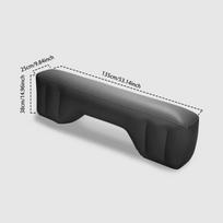 ISGTDRM Car Travel Inflatable Mattress Air Bed Back Seat Accessories Rear Clearance Pad Gap Padding Rear Footrest juoda