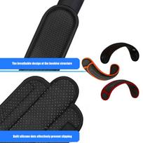 Multipurpose Shoulder Pad for Photography Equipment School Bags Sports Gear Breathable Neoprene Texture Easy Cleaning raudona