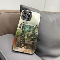 Fendt dėklas telefonui Iphone 16 15 14 12 11 13 Pro Max Mini 8 X Xr Xs Puls Juodas stiklinis dangtelis iPhone15 Pro