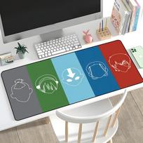 Avatar The Last Airbender Mouse Pad Rubber Mat Laptop Xxl Mousepad Notebook Gamer Computer Table Gaming Accessories 600x300x2mm