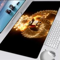 K-Kung Fu Panda Mouse Pad Rubber Mat Laptop Xxl Mousepad Notebook Gamer Computer Table Gaming Accessories 600x300x2mm