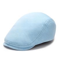 Vyriška tvido plokščia kepurė Britiška vintažinė  Newsboy  kepurė Unisex vientisa bereto stiliaus Rudens Pavasario Laisvalaikio Apsaugos nuo saulės kepurė adjustable white