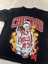Chicago Bulls MJ Shirt Mens Large Black NBA Basketball Graphic Tee TShirt 23 Unisex T-Shirt XXL