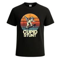 Kupidonas Stunt Juokingi Sarkastiški Įžeidžiantys Vyriški Marškinėliai Dovana Šventės Juokelis Viršus Unisex Marškinėliai S black