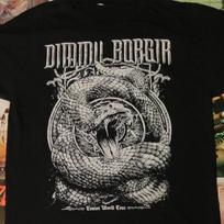 Dimmu Borgir grupės pasaulinio turo marškinėliai juodi Trumpomis rankovėmis Visų dydžių JJ3718 Unisex marškinėliai S
