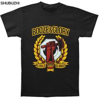 Juokingi marškinėliai vyrams Naujovė T-shirt Alkoholis Ir Šlovė Drąsus Kaip Žalvaris Marškinėliai Vyriški Medvilniniai T-shirt Euro Dydis - Vyriškas Vasaros Medvil... S įvairiaspalvis