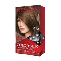 Permanent Hair Color - Revlon - No. 41 Medium Brown - Ammonia-Free - Paraben-Free - Cream