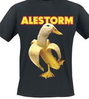 karštas Alestorm grupės bananinis ančiukas marškinėliai Juodi Unisex marškinėliai Visų dydžių S5XL X173 Unisex marškinėliai L beige