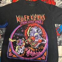 Žudikiški klounai siaubo filmas vintažiniai trumparankoviai klasikiniai marškinėliai Unisex T-shirt M