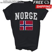 Norvegijos Vėliava Norvegų Norvegija Unisex Marškinėliai Dovana Unisex Marškinėliai XXXXL