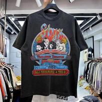 Styx Concert Tour 81 Black Short sleeve Rock band T shirt Unisex tee Unisex T-Shirt XXXXL