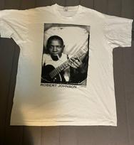 Robert Johnson Klasikiniai balti medvilniniai unisex marškinėliai Visų dydžių M133 Unisex marškinėliai S